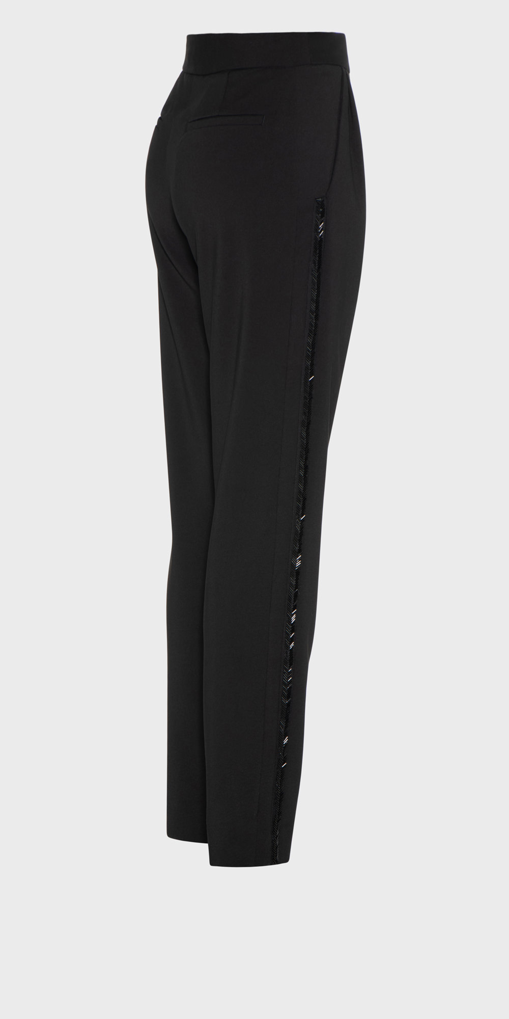 Pants | Beaded Stripe Pant | 990 Black