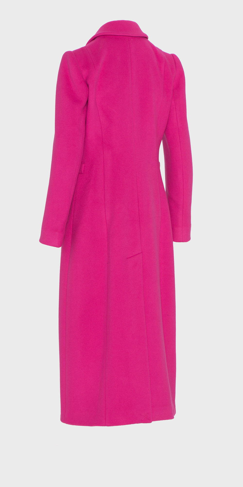 New Arrivals | Ultra Pink Maxi Coat | 519 Hot Pink